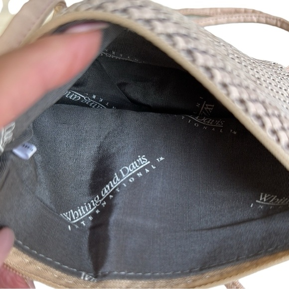 WHITING & DAVIS International Vintage Y2K Mini Crossbody Bag Mesh Blush Pink - Picture 13 of 14